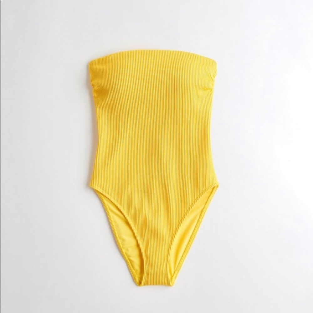 Yellow one-piece